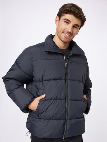 Veste mi-saison 'LONNO' minimum en bleu : devant