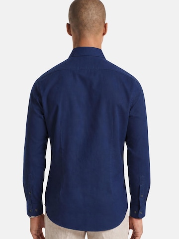 Michael Kors - Ajuste regular Camisa 'DOBBY ENGINEERD MODERN FIT SHIRT CAMICIA' en azul