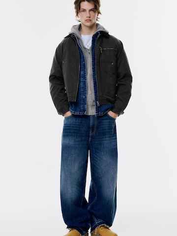 Veste mi-saison Pull&Bear en noir
