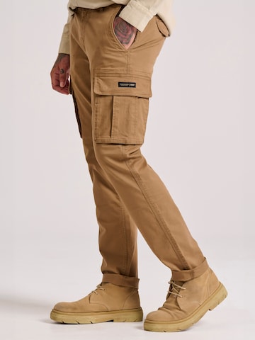 Regular Pantalon cargo Funky Buddha en beige