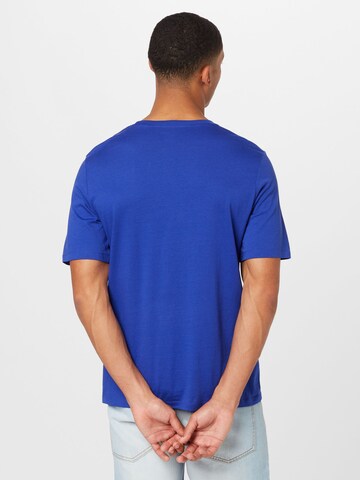 JACK & JONES Slim fit T-shirt i blå