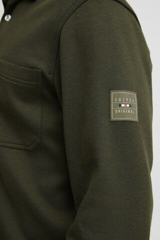FQ1924 - Regular Fit Camisa 'Oliver' em verde
