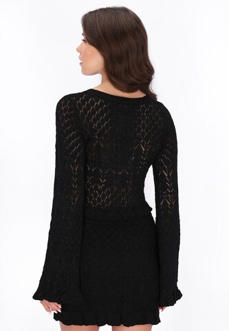 faina - Pullover em preto