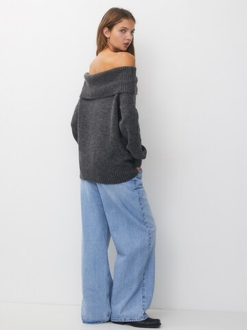 Pull&Bear Pulóver - szürke