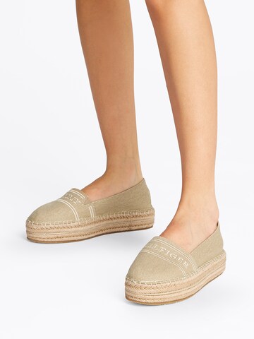 TOMMY HILFIGER Espadrillaer i beige