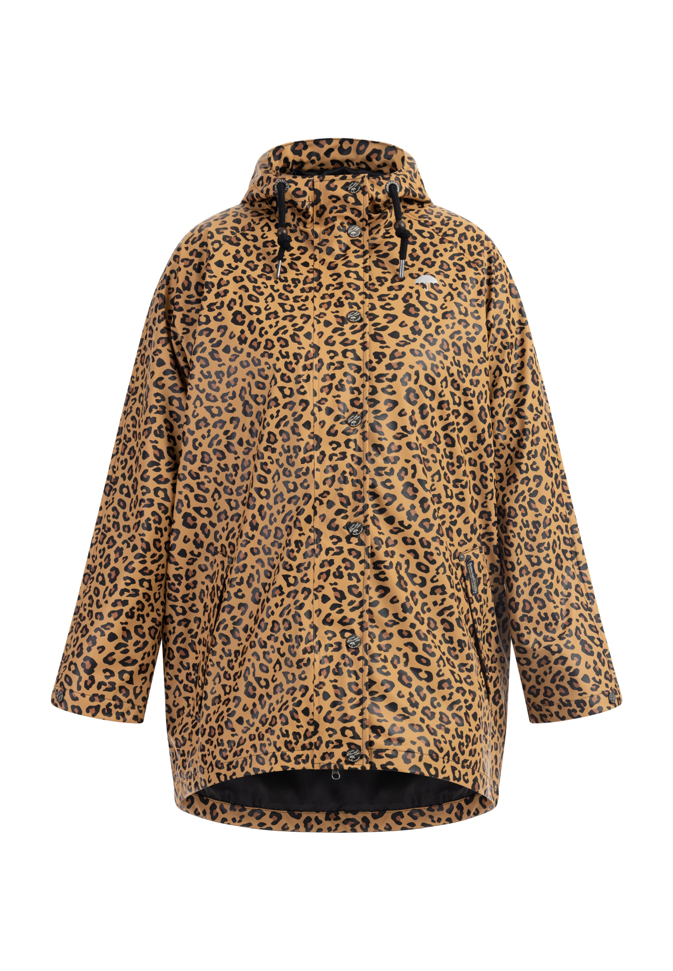 Schmuddelwedda Λειτουργικό μπουφάν σε καφέ: μπροστά