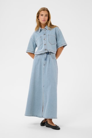 Kaffe Rok 'KAMinna' in Blauw