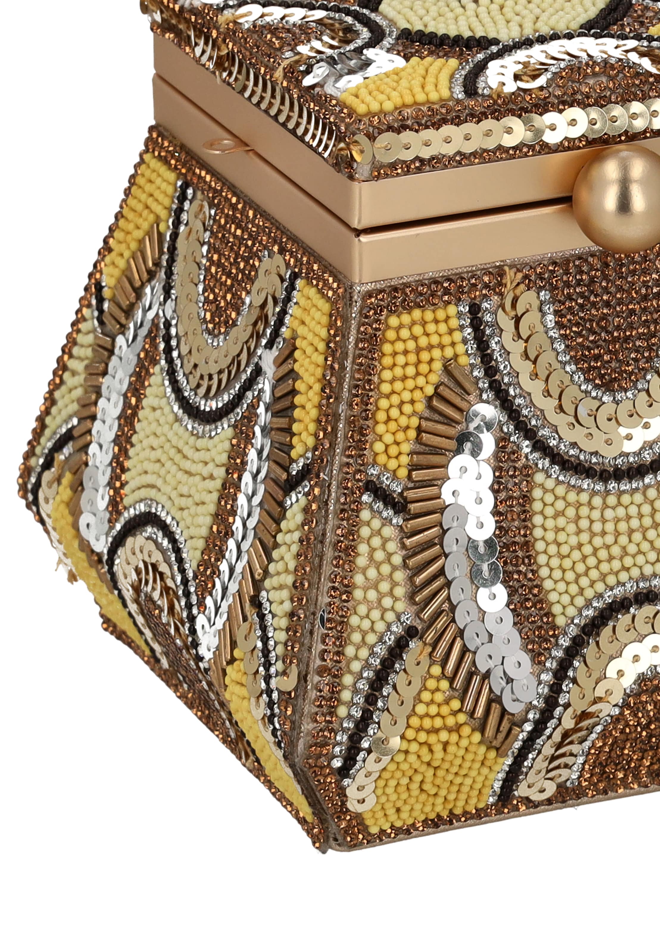 usha FESTIVAL - Bolso de noche en oro