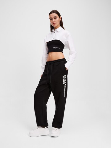 KARL LAGERFELD JEANS Bluse in Schwarz