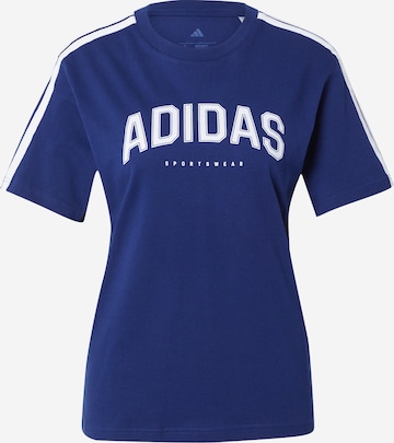 ADIDAS SPORTSWEAR - Camiseta funcional en azul: frente