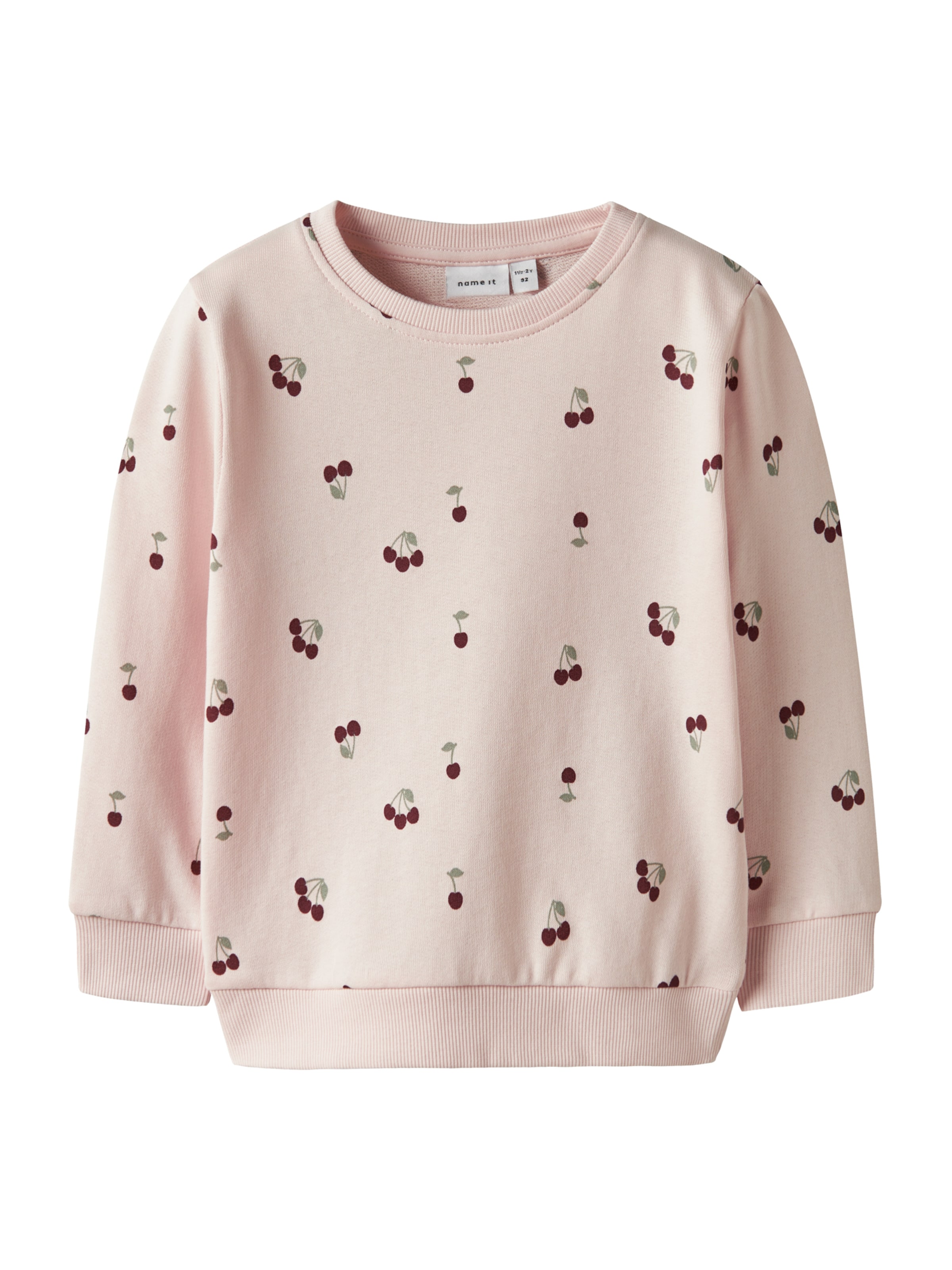 NAME IT Μπλούζα φούτερ 'NMFVALBA' σε ροζ: μπροστά