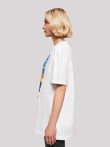 T-shirt oversize 'Star Wars Last Jedi Porg' F4NT4STIC en blanc