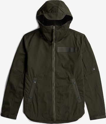 Veste mi-saison 'Batt Hooded Overshirt' G-STAR en gris : devant