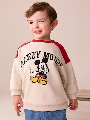 Next Sweatshirt 'Mickey Mouse' in Beige: Vorderseite
