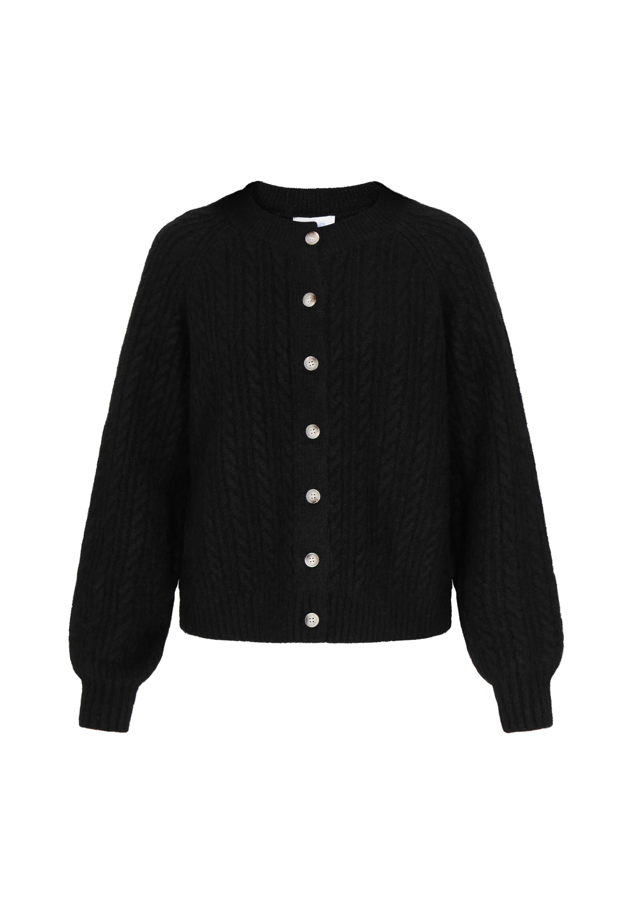 usha BLUE LABEL Kofta i svart: framsida