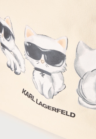 Karl Lagerfeld Nakupovalna torba 'Ikon Choupette' | črna barva