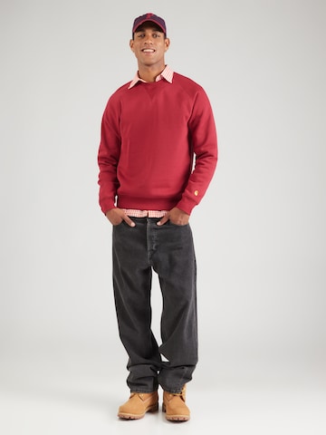 Carhartt WIP Sweatshirt 'Chase' i röd