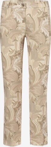 Cambio Regular Broek 'Stella' in Beige: voorkant