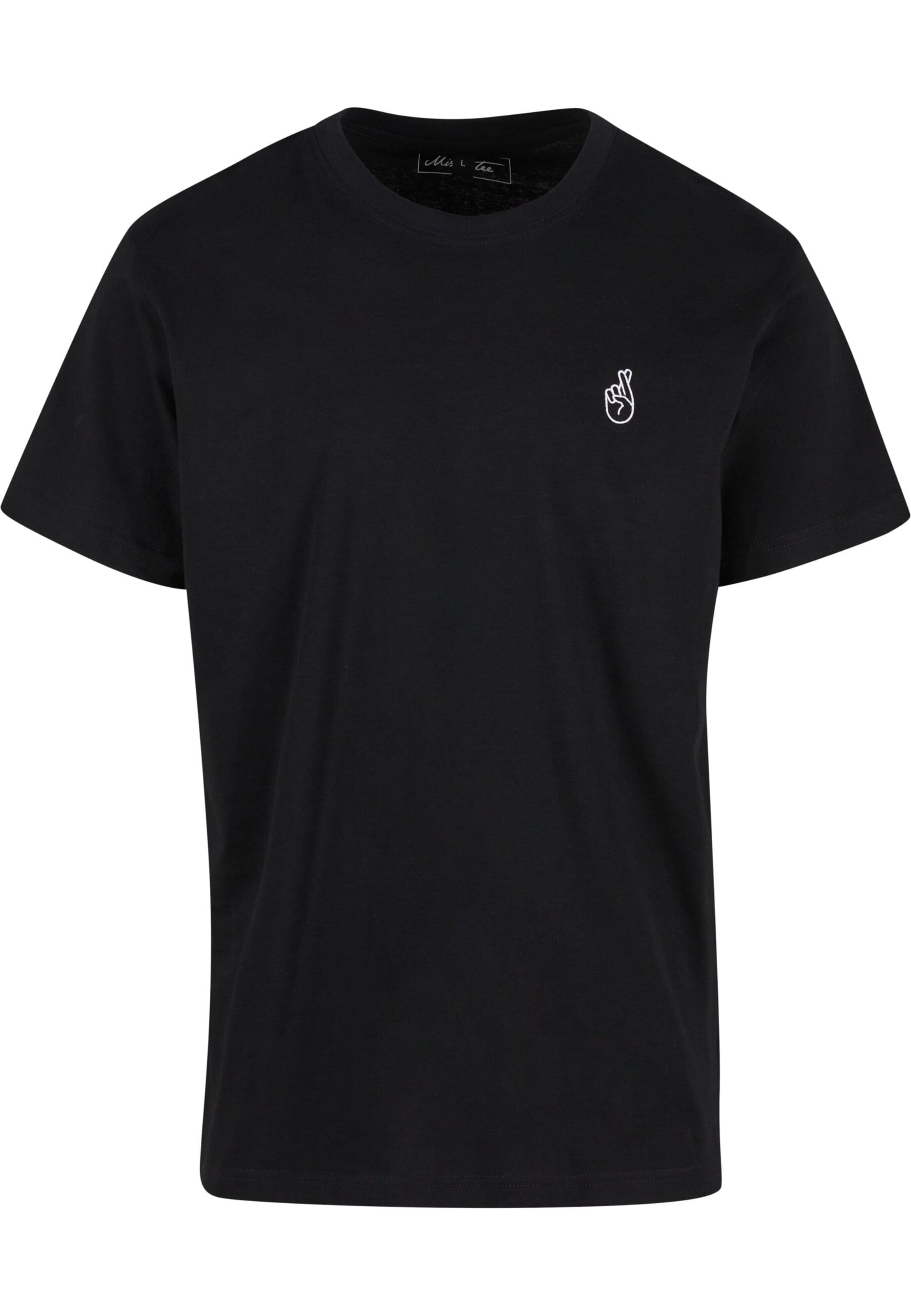 Mister Tee Shirt in Zwart: voorkant