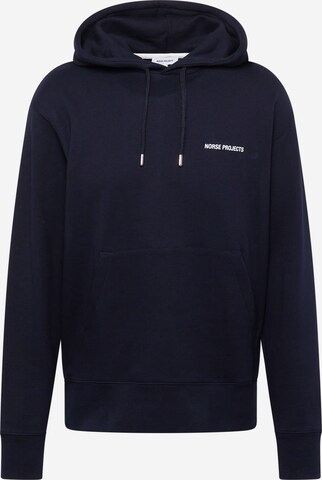 NORSE PROJECTS Sweatshirt 'Arne' in Blauw: voorkant