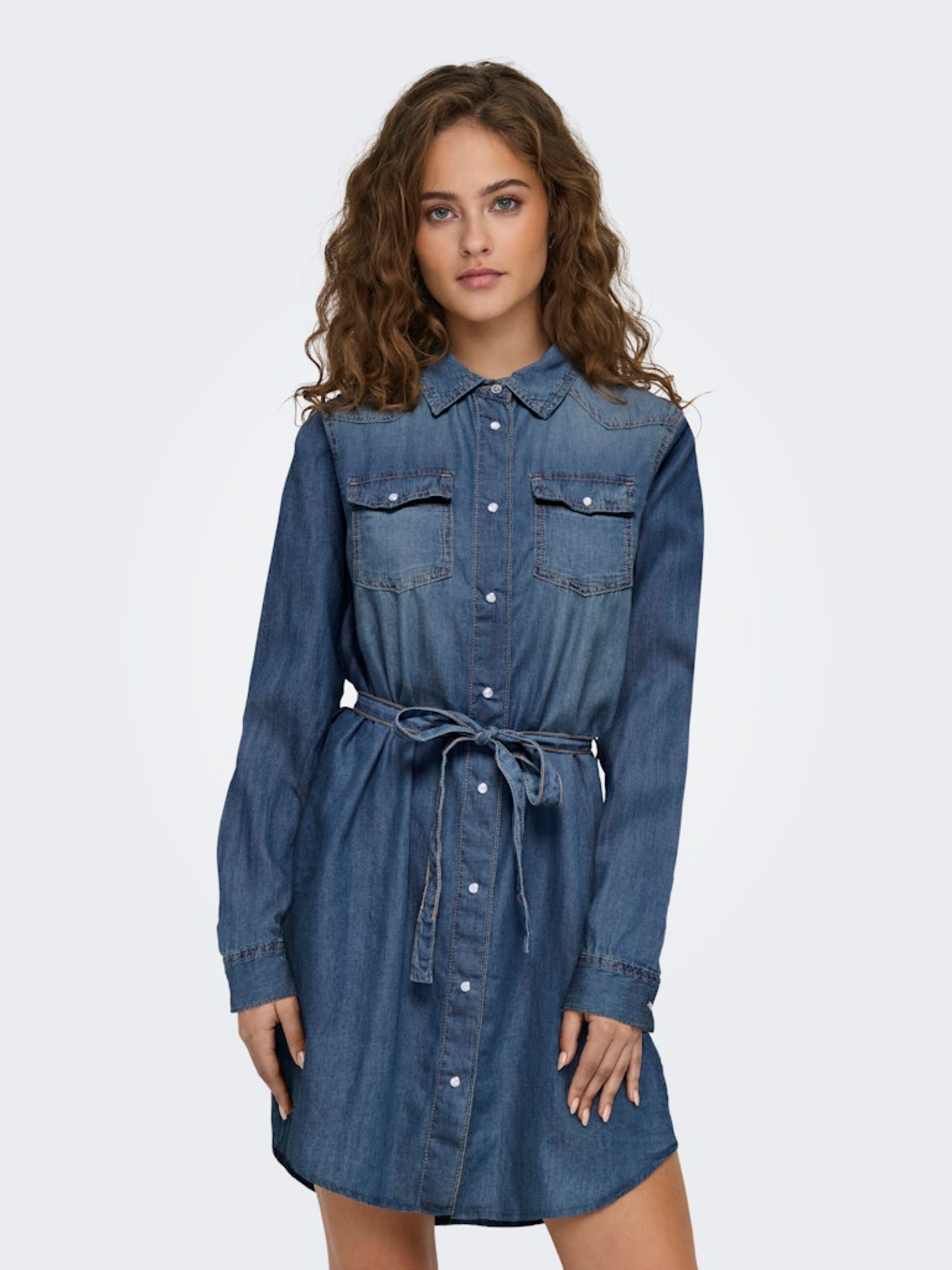 ONLY Shirt Dress 'ONLALEXA' in Dark Blue | ABOUT YOU