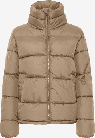 Oxmo Winter Jacket 'Bodila' in Brown: front