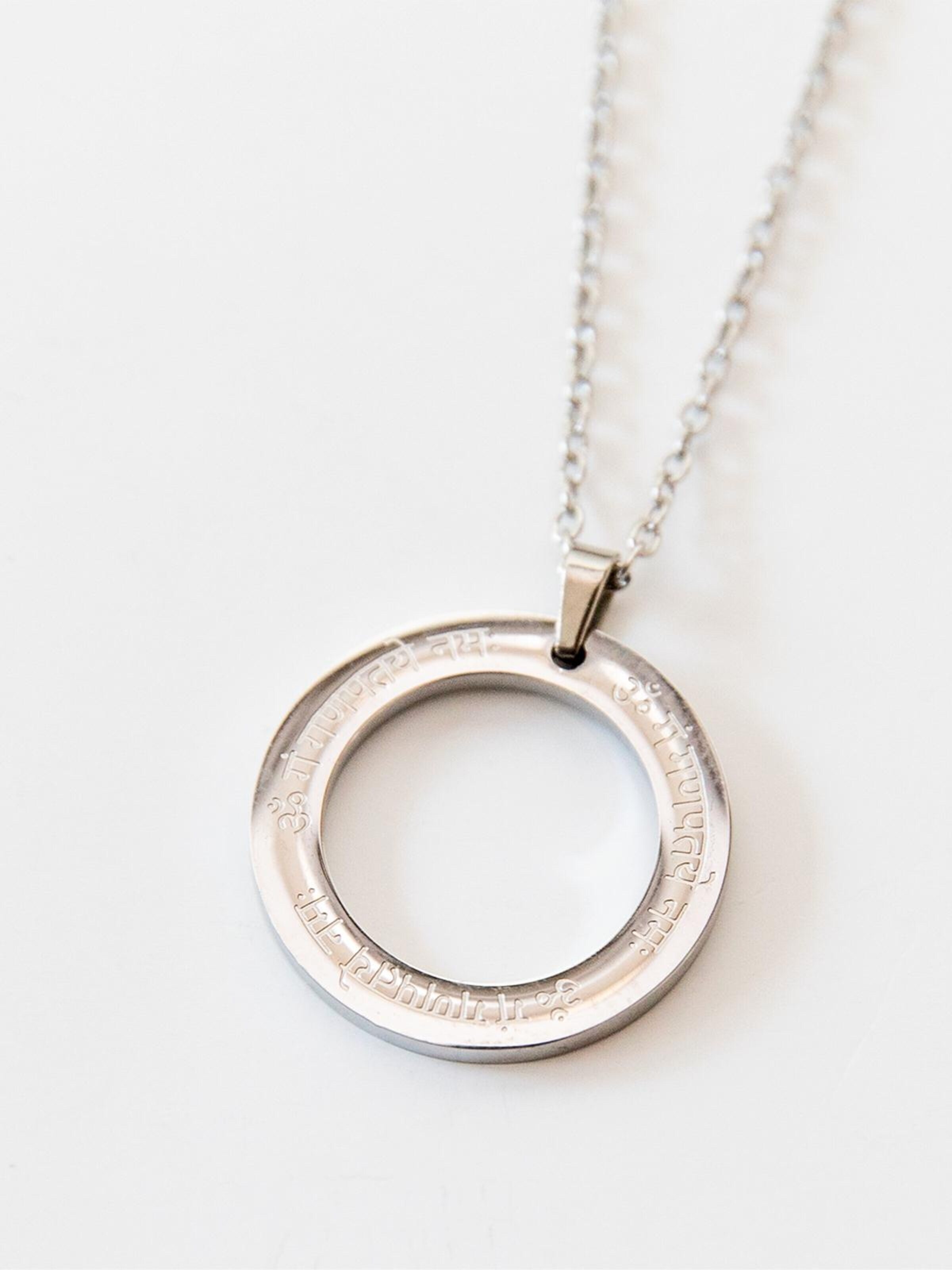 Divasya Necklace 'Ganesha Mantra' in Silver