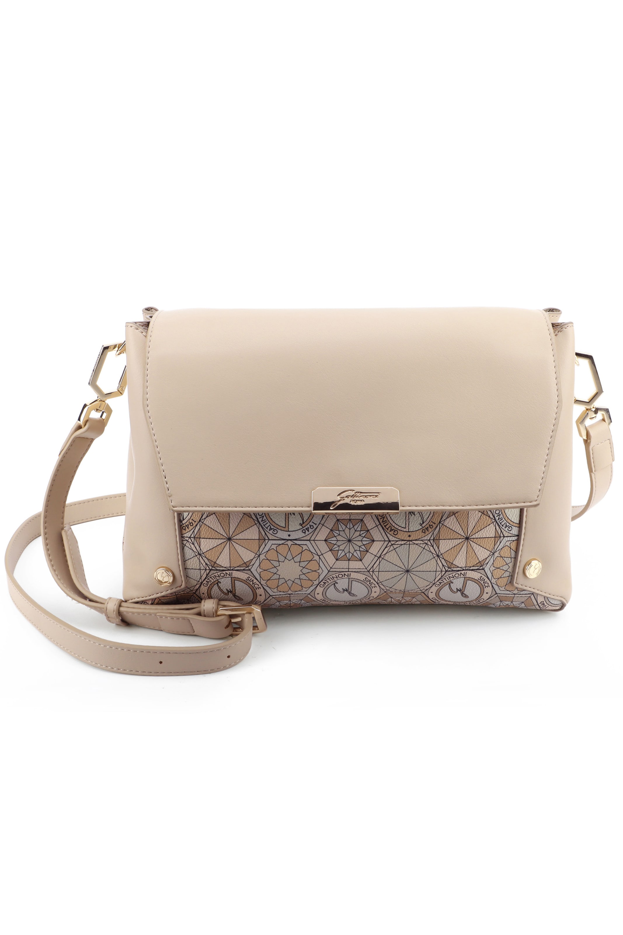 Gattinoni Handtasche 'Teodosia' in Beige: Vorderseite