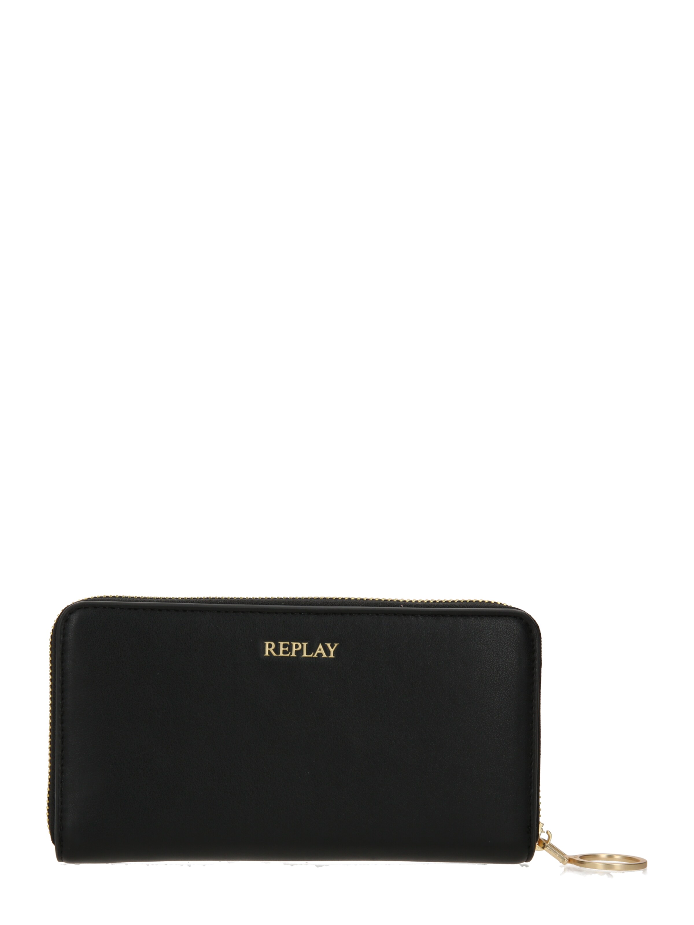 Portamonete di REPLAY in nero: frontale
