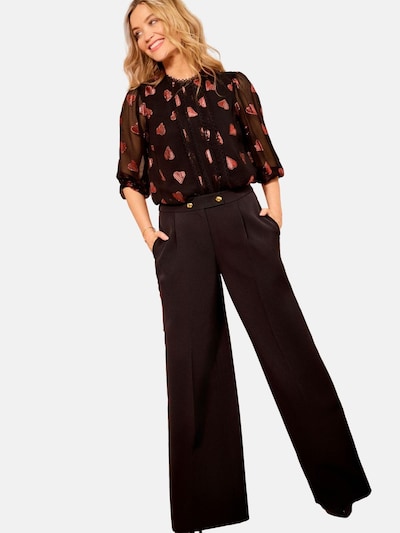 love & roses Bluza | temno roza / črna barva, Prikaz izdelka