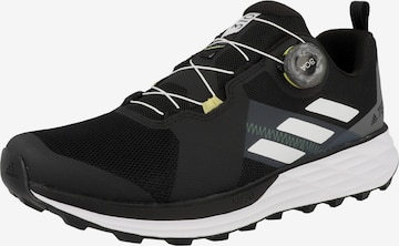 adidas Terrex حذاء للركض 'Two BOA' بـ أسود: الأمام