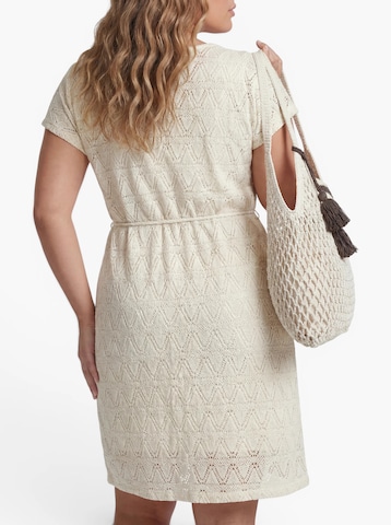Vero Moda Curve Mekko 'VMCMaya' värissä beige