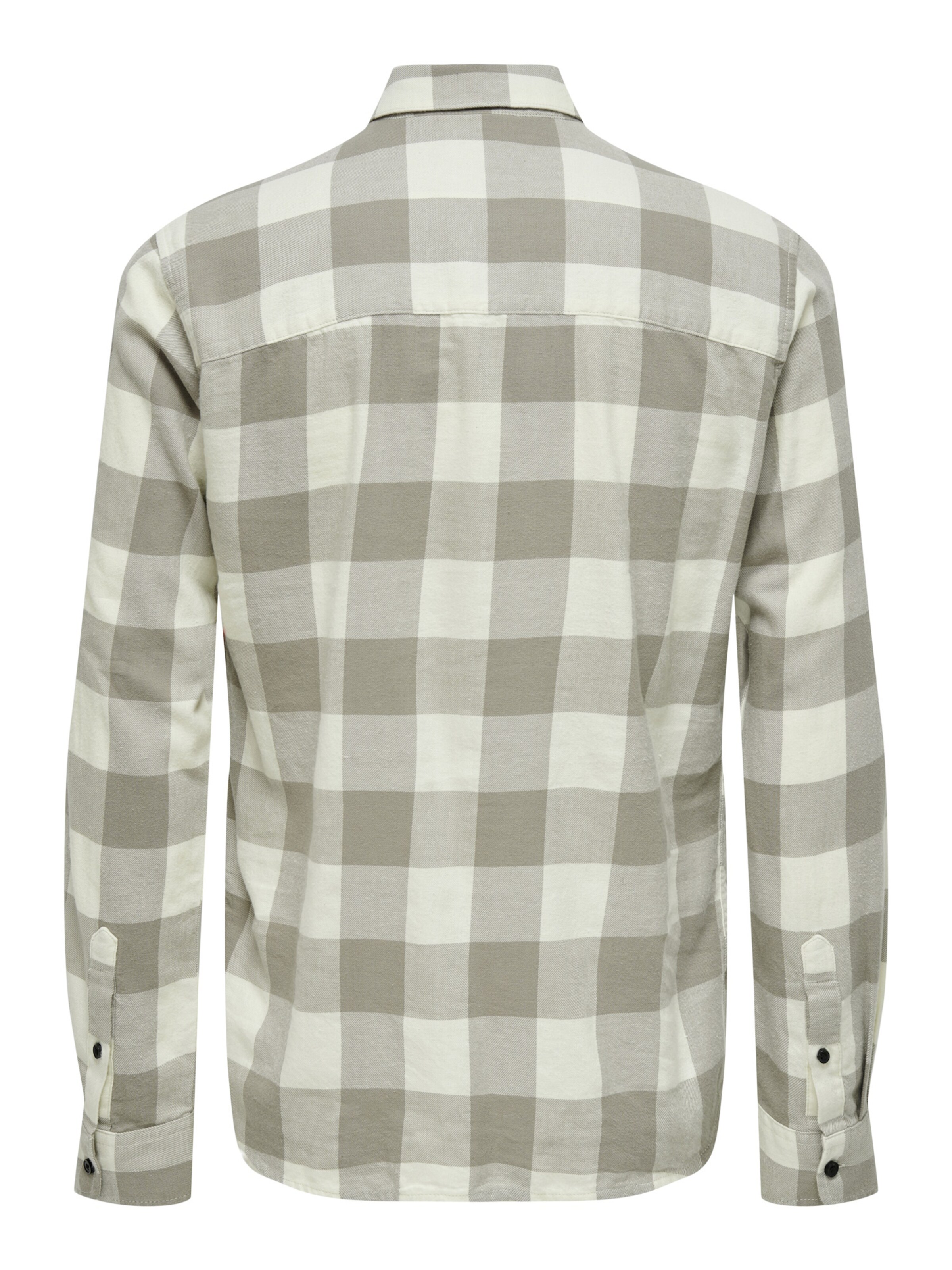 Only & Sons Slim fit Overhemd in Grijs