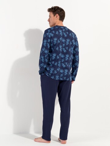 HOM Pyjama lang ' Rodrigo ' in Blauw