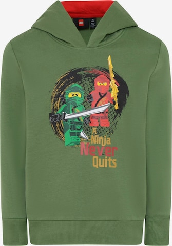 Sweat 'LWSTORM 718' LEGO® kidswear en vert : devant