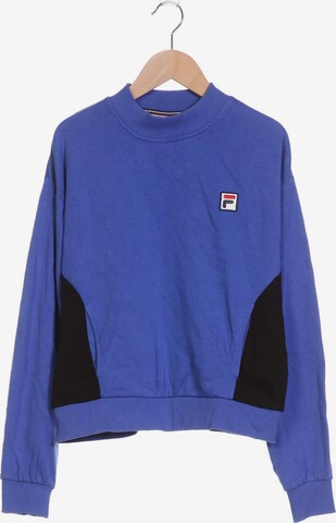 FILA Sweatshirt & Zip-Up Hoodie in M in Blue: front