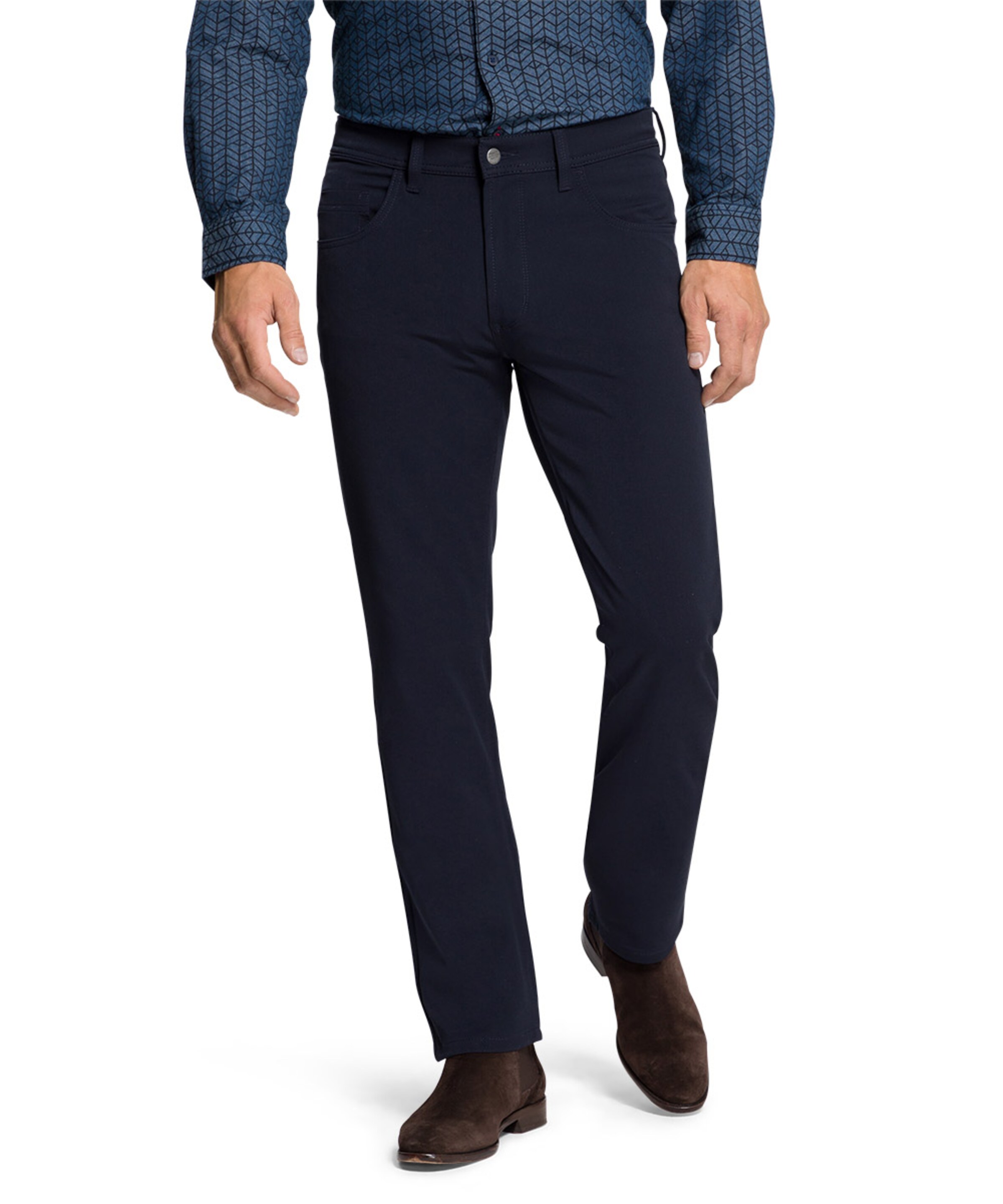 Pioneer Authentic Jeans Regular Pants in Blue: front