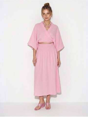 Bianco Lucci Domácí oblečení 'Zweiteiliges Set' – pink