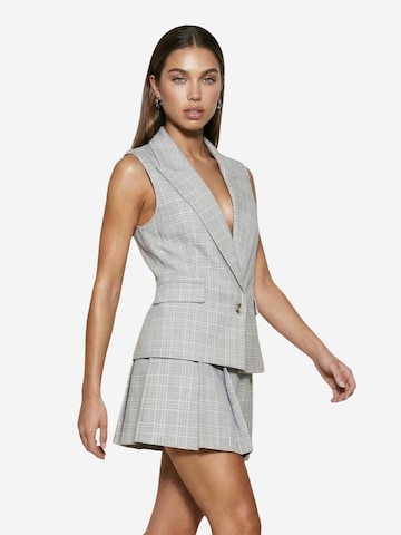 I AM Suit Vest 'Gilet check  25993' in Grey: front