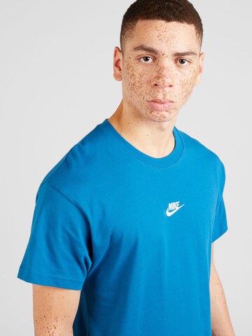 Nike Sportswear T-Shirt 'CLUB' in Blau