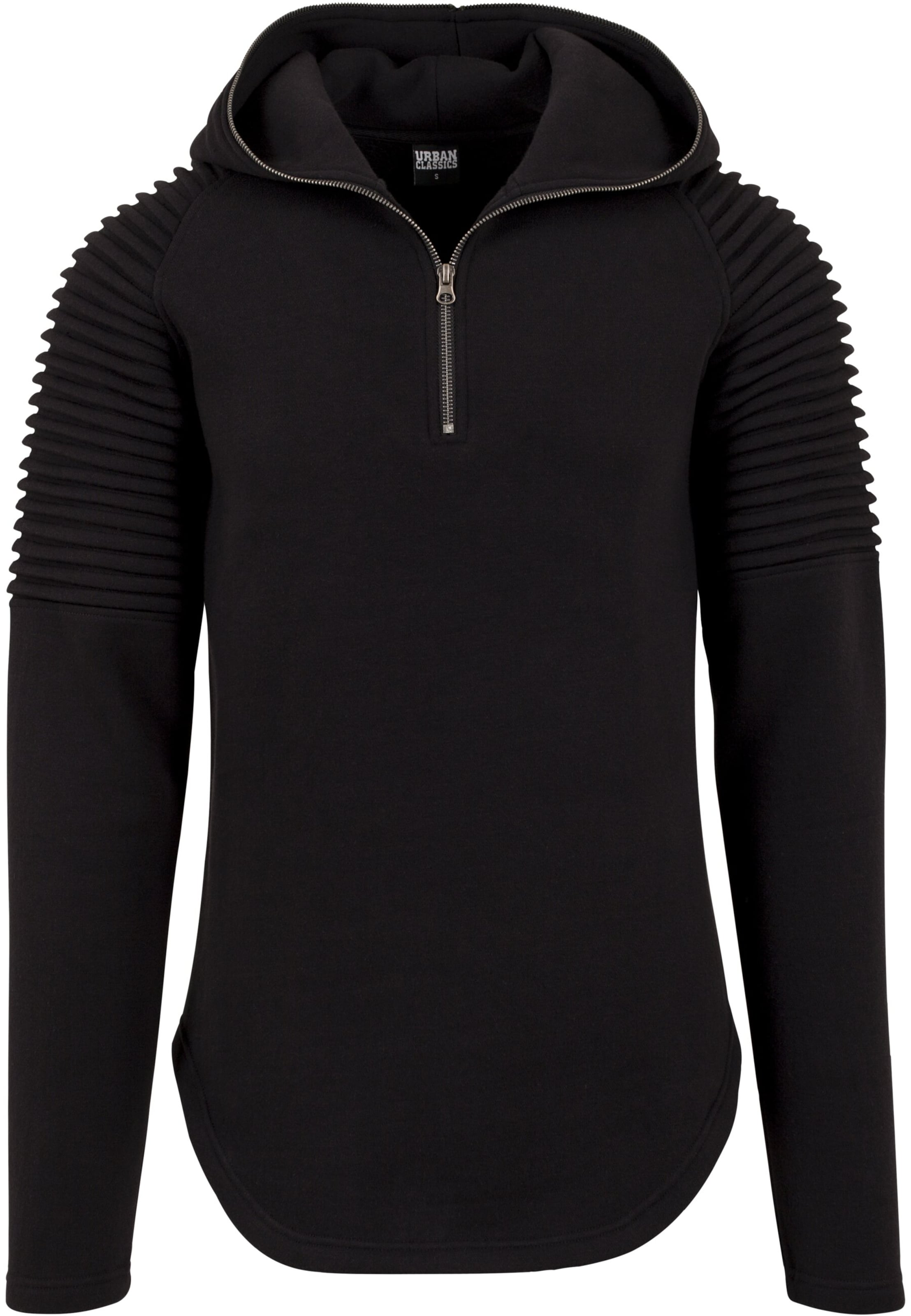 Urban Classics Sweatshirt in Black: front