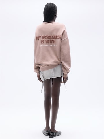 Pull&Bear Sweatshirt i rosa