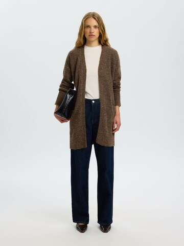 Cardigan SELECTED en marron