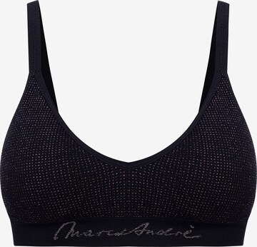 Bustier Soutien-gorge de sport Marc & André en noir : devant