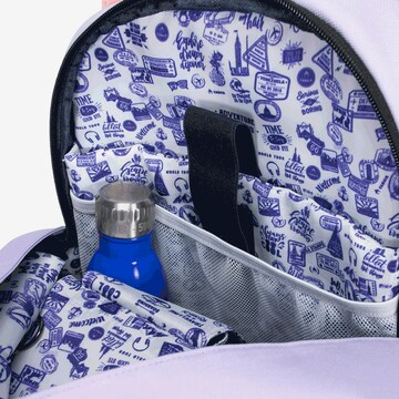 Cabaia Backpack 'Old School' in Purple