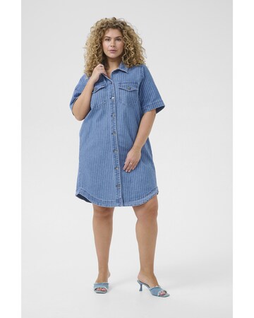 KAFFE CURVE Jurk 'Reeca' in Blauw