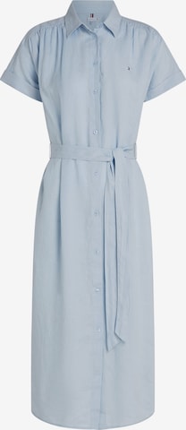 Rochie tip bluză 'ESS' de la TOMMY HILFIGER pe albastru: față