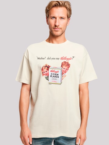 T-Shirt F4NT4STIC en beige : devant