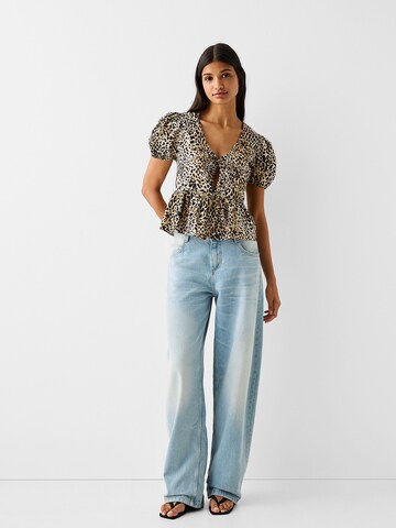 T-shirt Bershka en beige