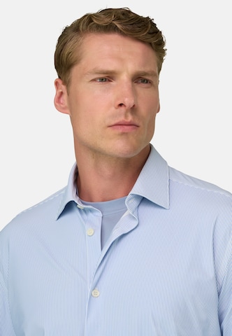 Coupe slim Chemise Boggi Milano en bleu